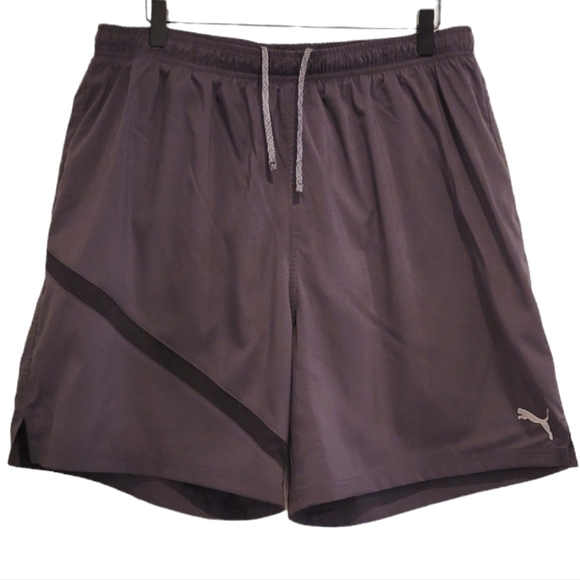 Puma Other - 2-in-1 Puma Drycell Men's Gray Black Athletic Training Shorts Fitted Mesh Sports